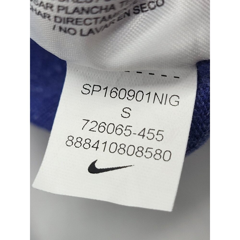 NIKE Women's Small Workout Tank Top Racerback Heathered Blue Gym Athletic Swoosh - Picture 9 of 9